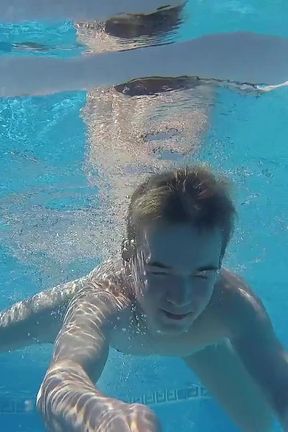 Pool Play with Hot Little Taylor