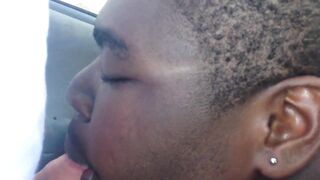 Chubby Gay Interracial Blowjob in Public1w