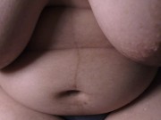 Young milf milking her huge boobs right in front of camera! Boobs full of milk