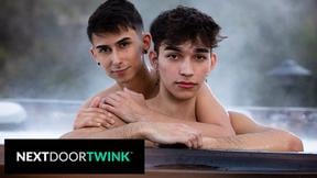 NEXT DOOR TWINK - Two Shy Twinks Turn Slutty - Kai & Dylan’s Big Cocks in Wet Tw