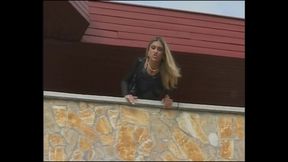 Excellent babe fucking outside