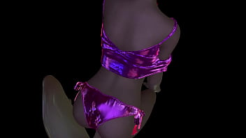 virtamate - metallic pink lingerie