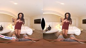 Experience the ultimate pleasure with Blake Blossom's tight pussy and tight ass in VR