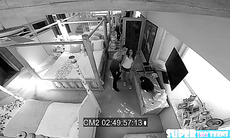 Attractive and red head Alice Green gets caught and fucked by brick