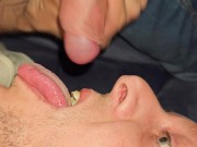 Quick Cumshot In My Mouth