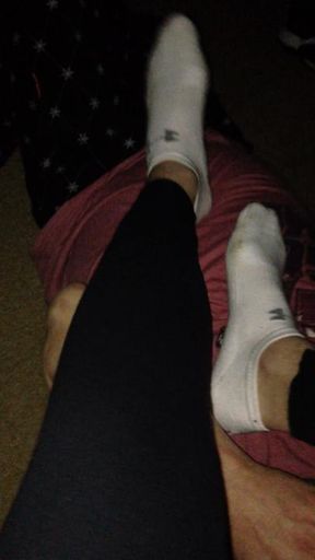 Slave worships my filthy UA Socks