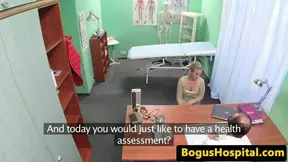 Amateur patient fucked by european doctor