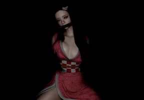 VAM POV - Nezuko Cosplay Dance 1