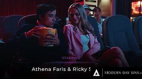 Caught in the Act: Public Movie Theatre Sex with Athena Faris