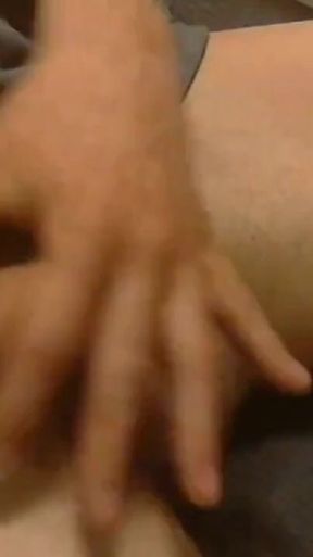 Pantless Transgirl Caressing My Clit