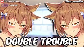 Femboy clone ASMR ruined my boyfriend two cute boys gagging