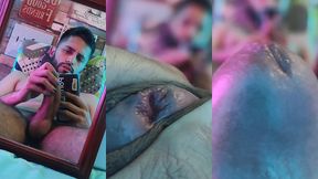 sexy, romantic, colorful saturday night masturbation with intense cumshots at the end