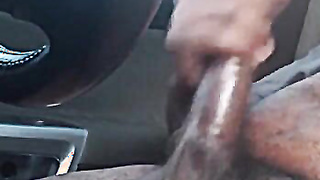 Tugging off in the camper in the mornin' (Jackie Chocolate-colored)