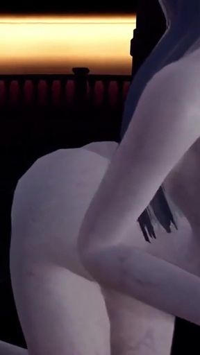 Ghost Girl Deepthroat - 3D Porn