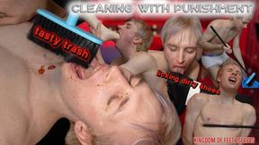 Cleaning with punishment (HD 720p MP4 )