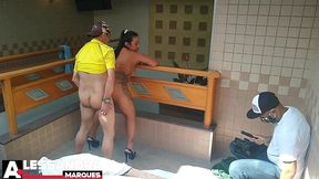 alessandra marques transando com o as que estava limpando sua banheira making off - myke brazil