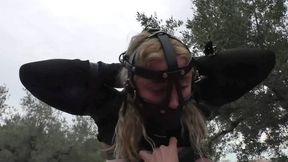 Zoey Ziptie 72h Extreme Challenge - Chapter 18 - Morning Bondage Walk & Outdoor Training with Maya - Part 2 mp4 HD
