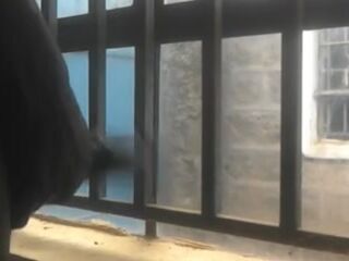 WICKED BBC MASTURBATING THROUGHOUT THE WINDOW