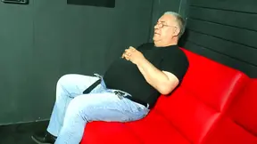 Chubby woman satisfies fat pensioner's needs