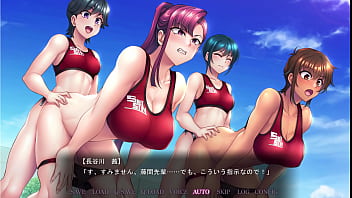 Secret lesson in track club: Hot Japanese babe moans with dildo