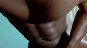 Black Guy Estaban is Jerking Off All the Time