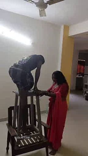 Telugu super puku nakudu enjoying aunty