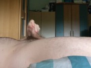 Multiple cum shots and pre-cum when going soft to hard