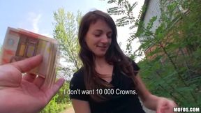 Pretty Aimee Ryan's medium size tits movie