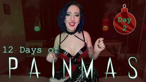 DAY 2 - 12 DAYS OF PAINMAS - Christmas CBT & Pain Play Slave Tasks by Miss Faith Rae with BDSM Instructions & Femdom POV - HD 1080p MP4