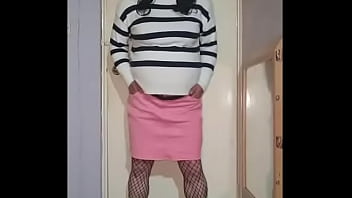 sissy crossdresser  loves the taste of pee and will not stop taking his till he has swallowed another mans