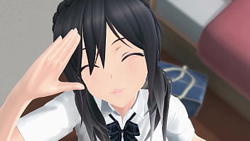 Morning Handjob and Blowjob in a Naughty 3D Land