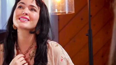 LEZSEDUCTION - Brunette teen Kourtney Rae seduced by stepmom Krissy Lynn