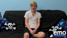 Sexy new model Dustin Dibella shows his big tool on cam