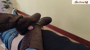 brown boots ankle shoejob