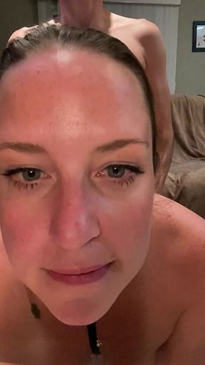 MILF Gets Railed Fr Behind W Cum on Ass