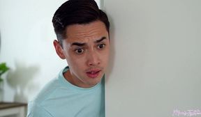 blonde stepmoms yoga routine drives me wild