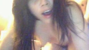 Taiwanees milf got her mouth and pussy banged hard by ma perv mate