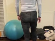 Stripping after a workout