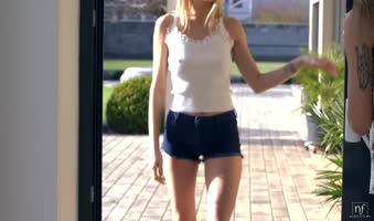 Nancy A and Bambi Joli Savor a Sizzling Teen (18+) Lesbian Threesome