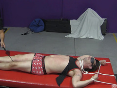 Sub Casey Wood Takes Hard Torment From Domm Kaden Roads