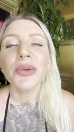 How long can you last? Hot Blonde Milf w Big Tits Wants You to Jerk Off While She Smokes In A Bikini