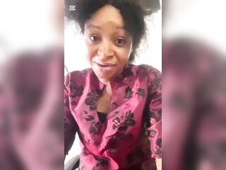 Blessing Ochanya Jonah masturbates in the office baths