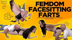 4K Ziva Fey - Femdom Facesitting Farts With Dante Satan