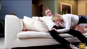 ”TUTOR4K. Man trusted kissable tutor with little friend for the sake of hump”