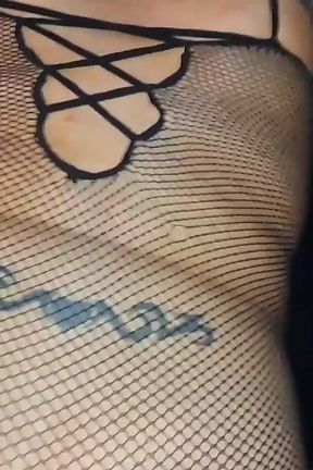 Wild English BBW BBC Nata4sex pounding my pussy spanking doggy