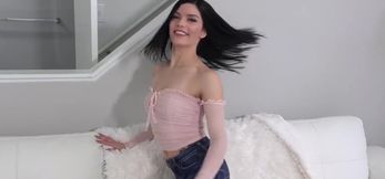 Pretty Sadie Blake sucks stepbros dick before gett