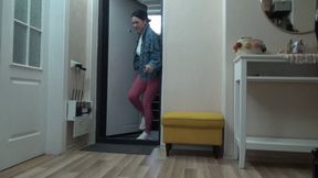 return home with a sprain