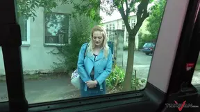 Blonde Carly Gets Hard Pounding Fuckin' Action Inside Car