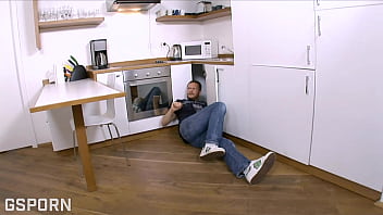Stunning blonde gets plowed by the plumber in her home