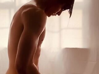 Asian Boy Taking a Shower